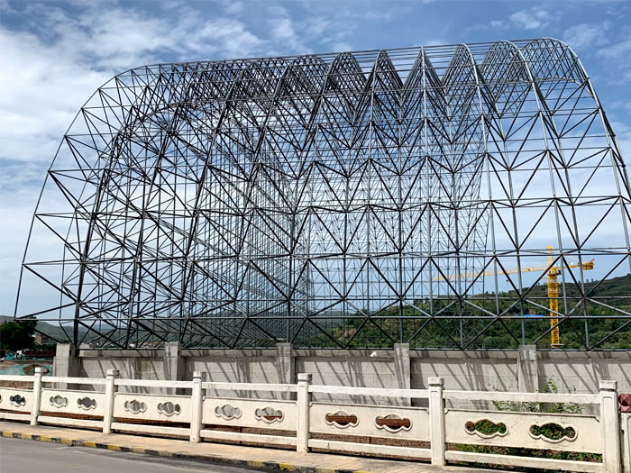 宁德山寨矿储煤棚网架